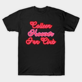 Colleen Hoover fan club pink red heart T-Shirt